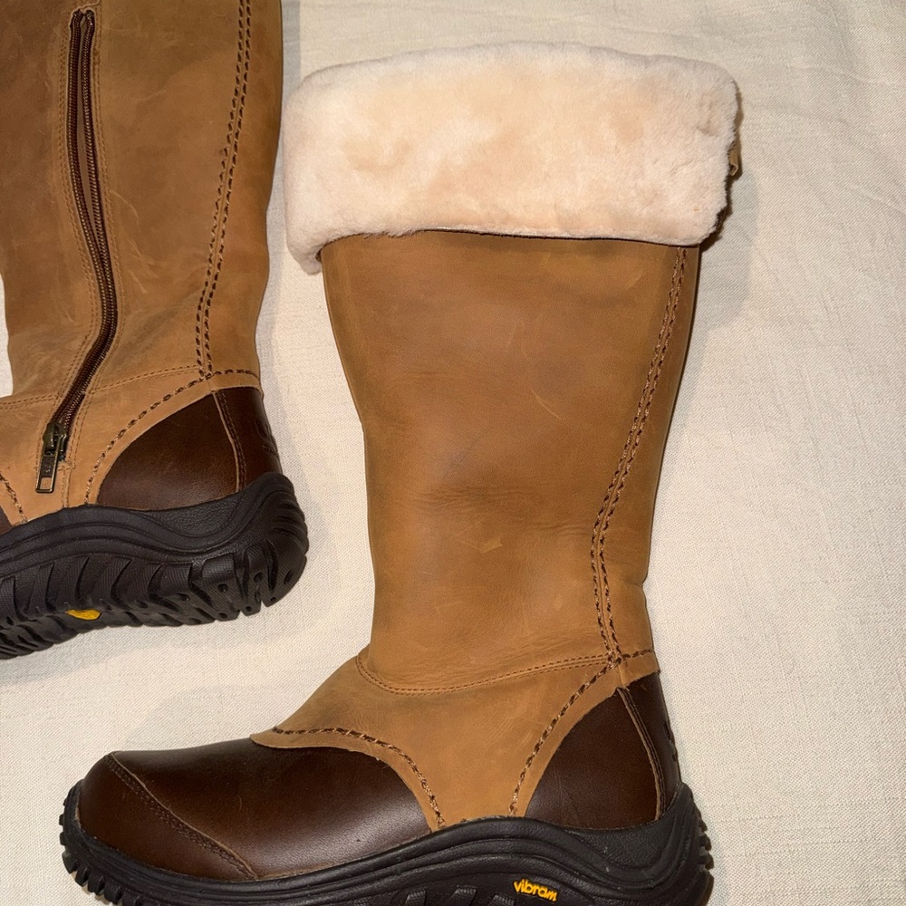UGG Cream Shearling Boots